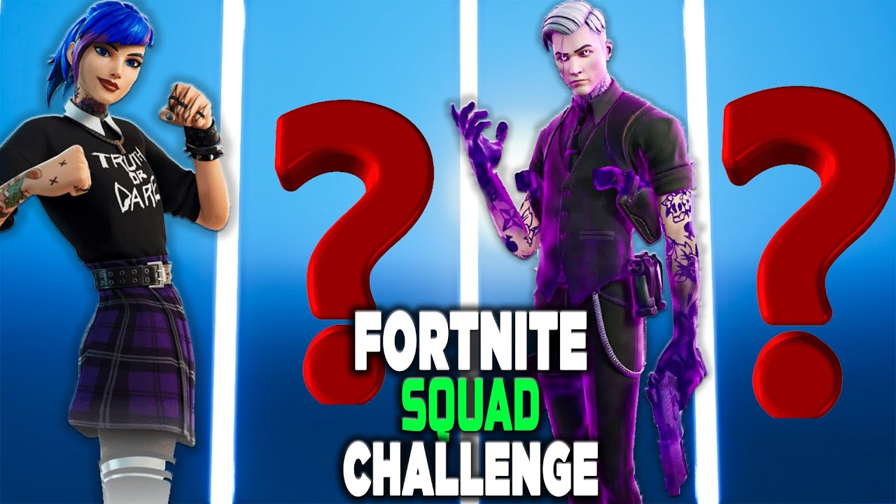 The RANDOM People SQUAD Challenge in Fortnite - YouTube