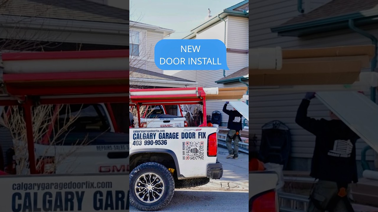 Install new garage door 