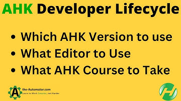 Answers to Important AHK Questions (depending on your Skills & goals)
