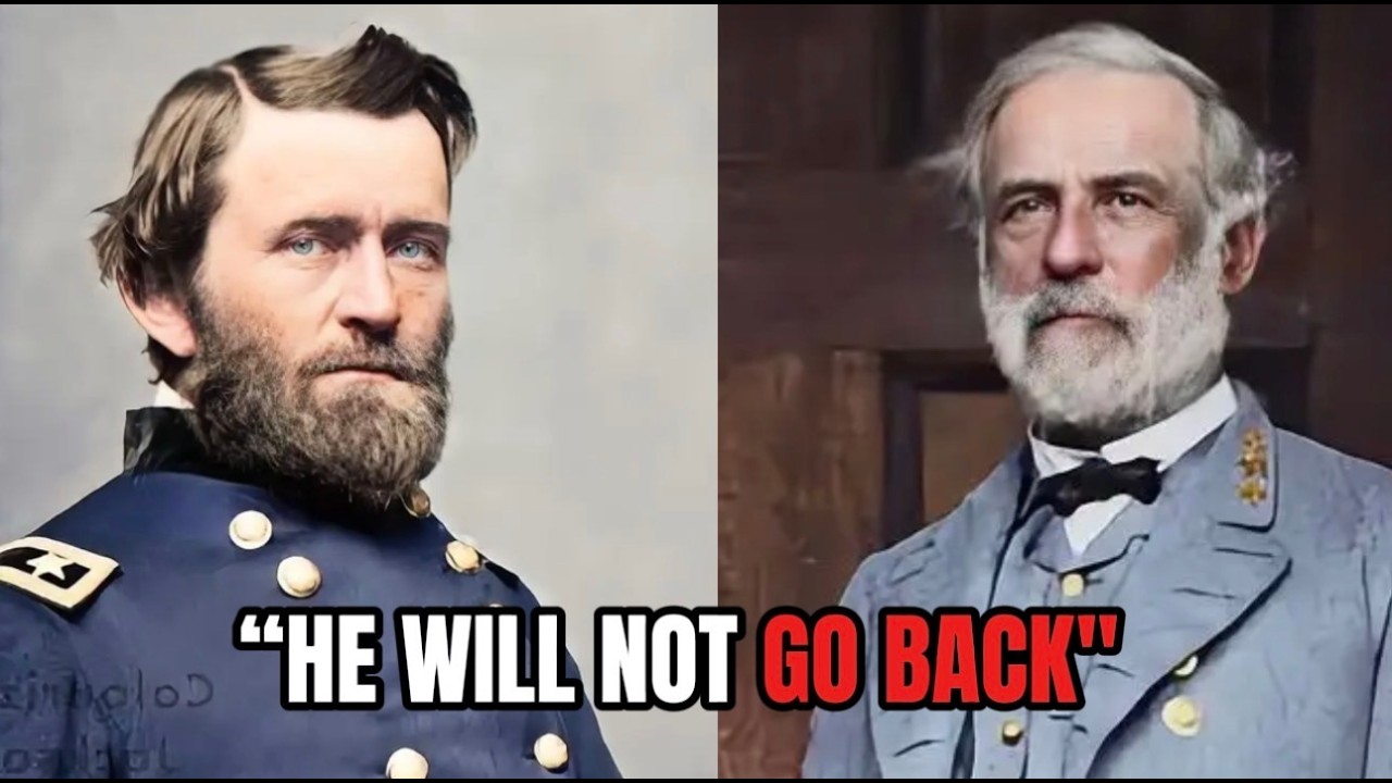 "He Will Not Go Back" - Why Robert E. Lee Realized Grant Was Unlike Any General He'd Ever Faced