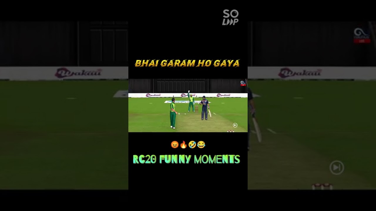 Rc20 funny moments 😂 ||  Angry 😡 Batsman ||