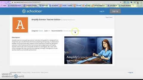 Adding Amplify Science Apps on Schoology