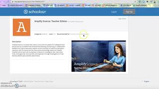 Adding Amplify Science Apps on Schoology