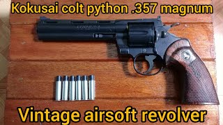 KOKUSAI Colt python .357 magnum airsoft revolver review (Filipino)