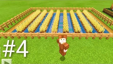I made a farm In my block craft 3d #4k 
