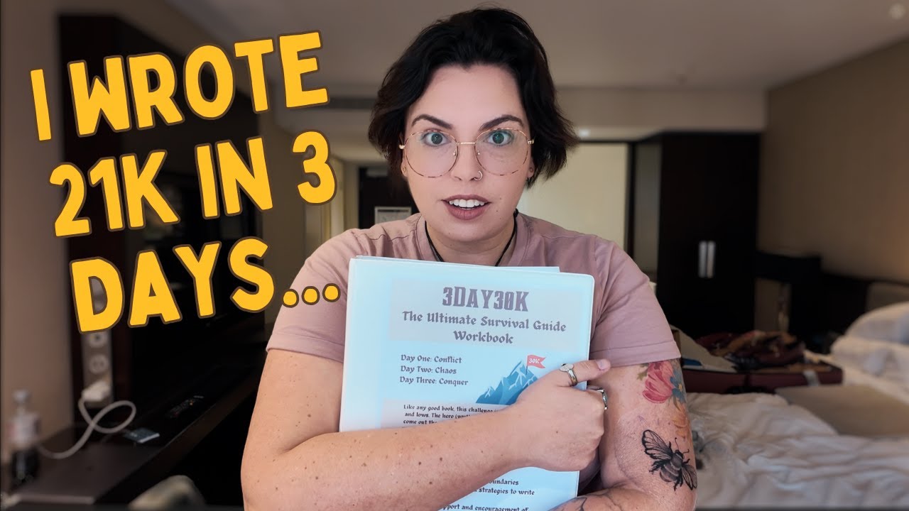 WRITING VLOG// i wrote 21k in 3 days and revised my 33rd book - YouTube