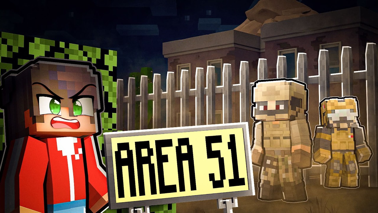 ΠΕΡΑΣΑ 24 ΩΡΕΣ ΣΤΗΝ AREA 51 στο MINECRAFT!?