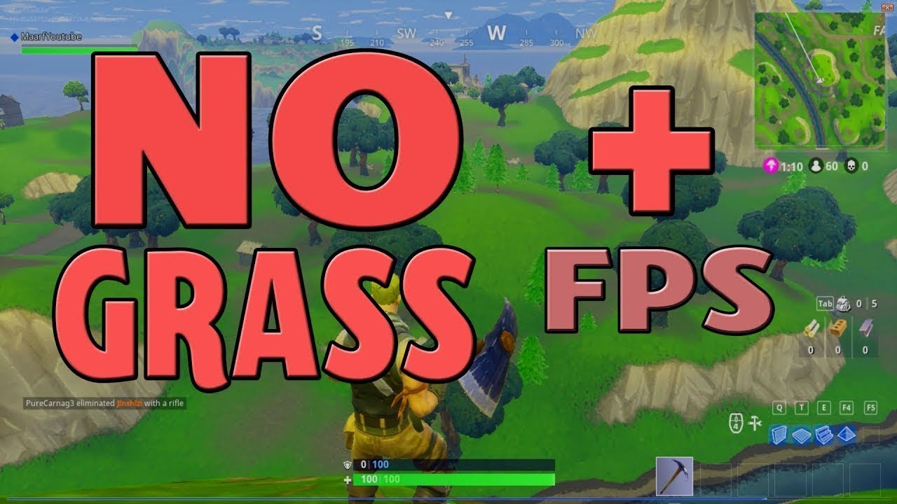 How To Remove Grass In Fortnite