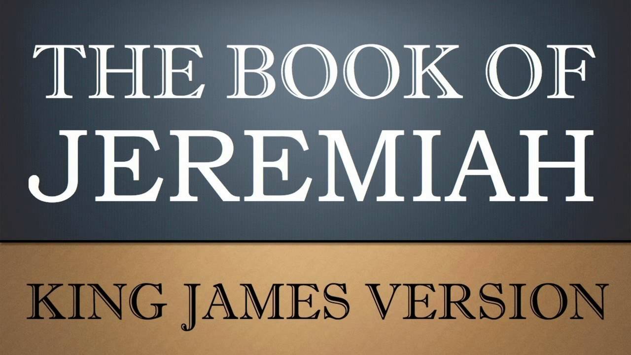 Book Of Jeremiah Chapter 1 Kjv Audio Bible Youtube