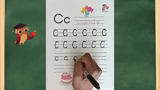 Letter C Tracing ✏️ Learn Uppercase & Lowercase C | Handwriting Practice for Kids