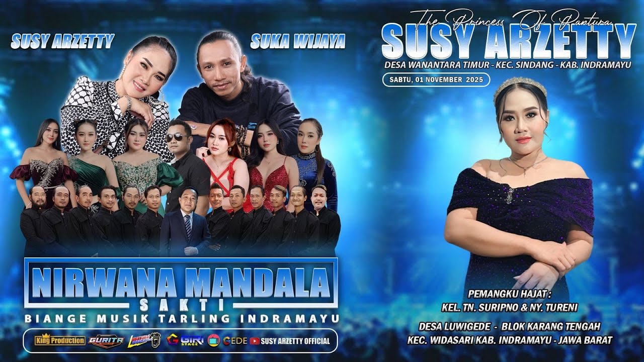 LIVE NIRWANA MANDALA SAKTI SUSY ARZETTY | SABTU, 01 NOVEMBER 2025 | LEUWIGEDE - WIDASARI [SIANG]