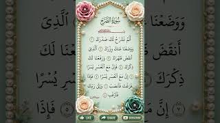 Beautiful Tilawat Surah Alam Nashrah Padhiye Suniye Aur like share karen #quran #surah #inshirah