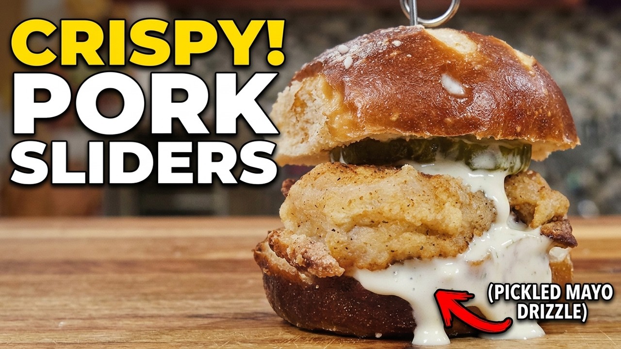 Crispy Pork Sliders | Chef Pete's Breading Technique