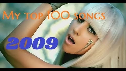 My top 100 songs of 2009
