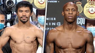 Manny Pacquiao vs Yordenis Ugas - FULL WEIGH-IN & FINAL FACEOFF | MGM Las Vegas