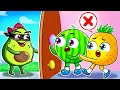 Knock Knock Knock! Who’s There? | Home Safety Song | YUM YUM - Funny Kids Songs