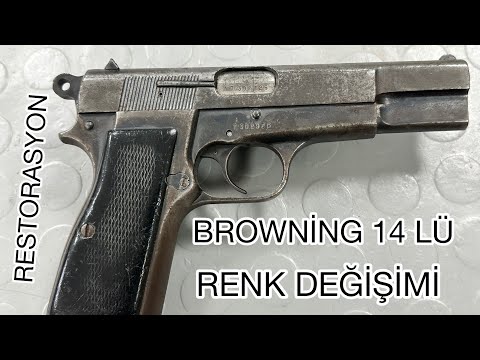 Browning 14 lü restorasyon füme kaplama