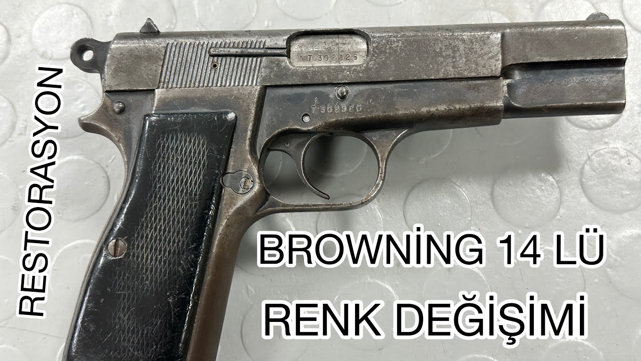 Browning 14 lü restorasyon füme kaplama