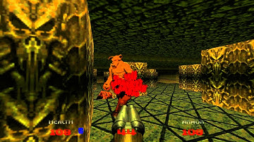 Doom 64 EX - MAP13 Dark Citadel - UVMAX 100% Secrets - 1080p 60fps Uncommented