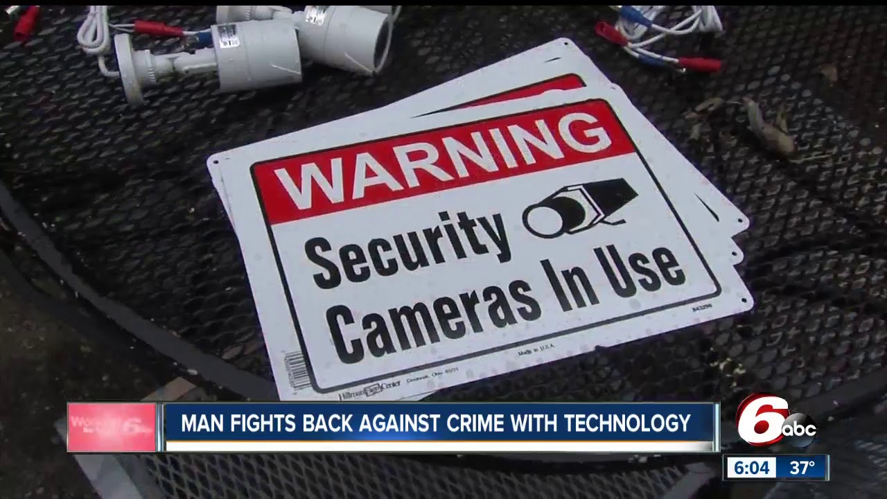 Man installs electronic surveillance system at his home to fight back