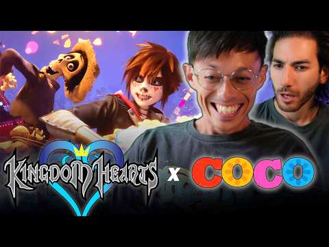 Kingdom Hearts SUPERFAN REACTS to COCO World REVEAL 💀 Kingdom Hearts 4 Trailer Reaction!! D23
