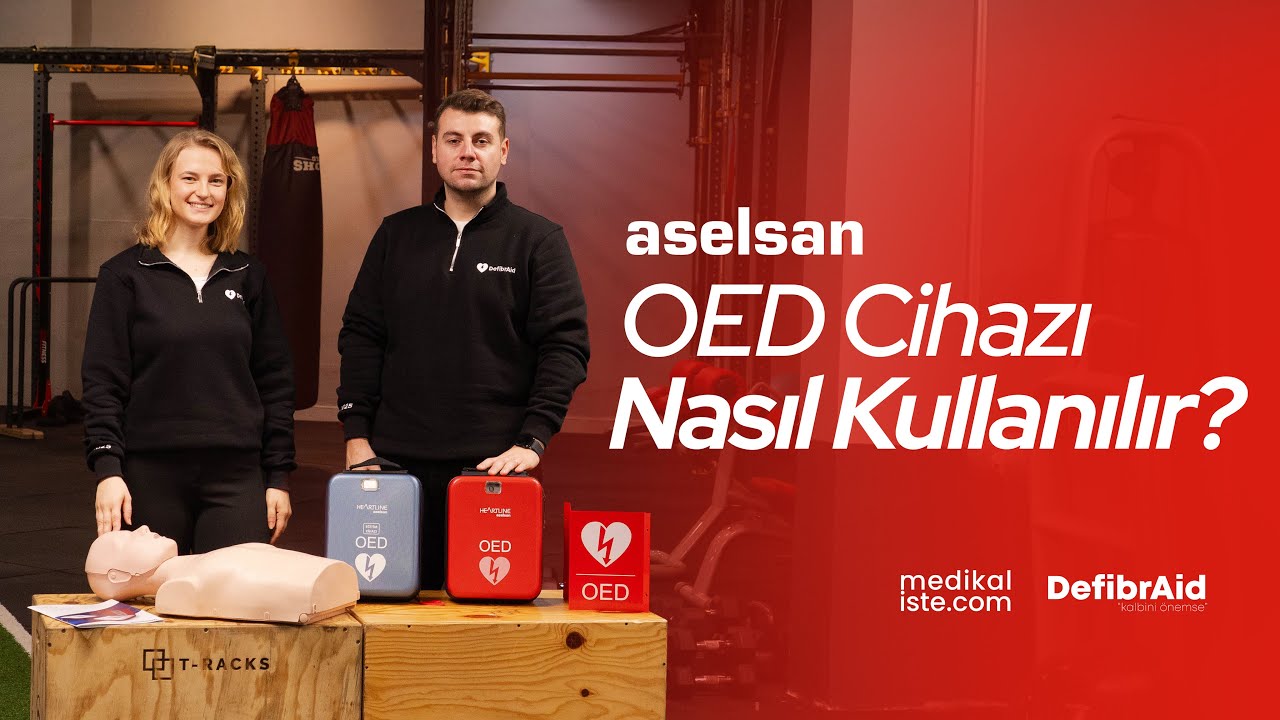ASELSAN OED Kalp Şok Cihazı Nasıl Kullanılır? Kalp Durduğunda Siz Durmayın, OED Kullanın!