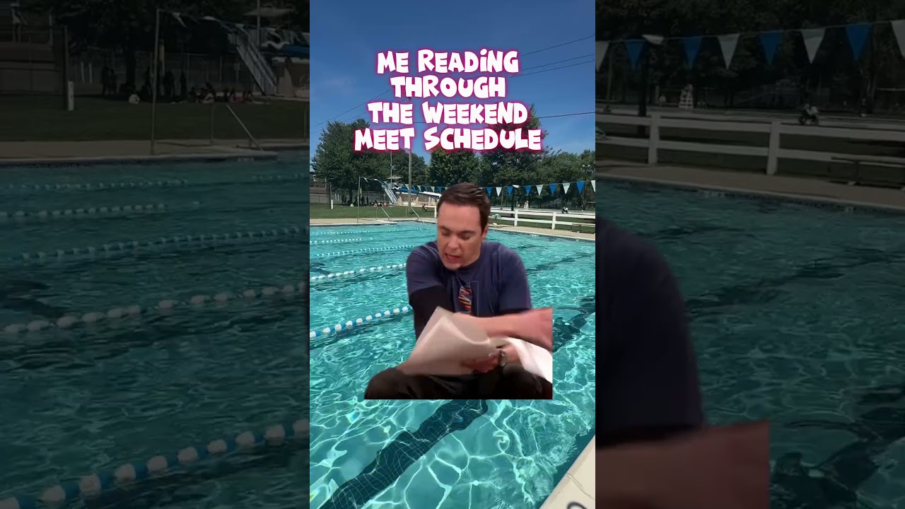 “Why? Why? Why? Just surrendered to the schedule. #swimmom #youthsports #swimming