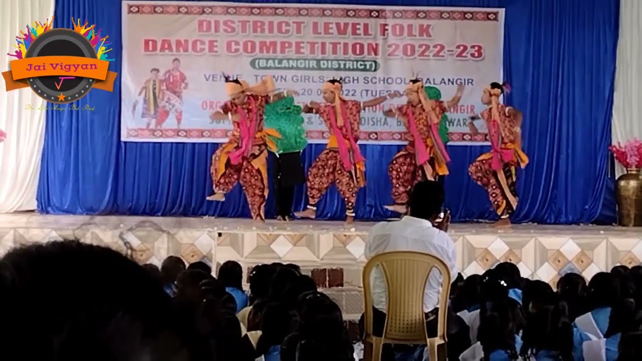 Folk Dance | District level competition 2022 | PP Academy, BALANGIR @JayVigyan