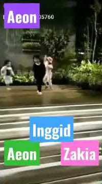 Inggid Zakia belajar  menari dengan kawan-kawan@KseniaBuzina@AlshadAhmad