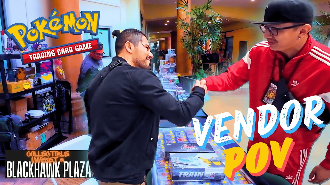 SELLING UNDER MARKET | Pokemon Vendor POV | Blackhawk Collectible Market | Part 2