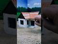 Amazing tiny house made with mini bricks #miniature #diy #shorts