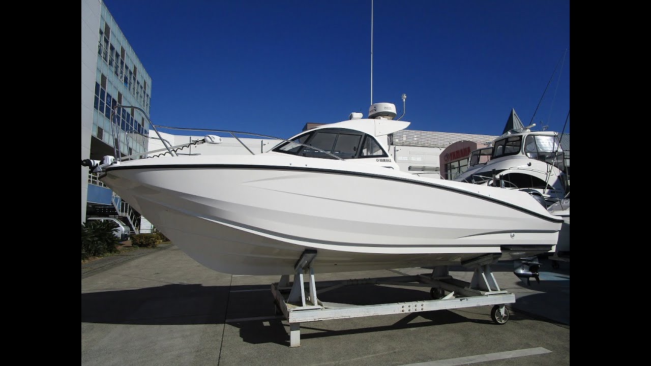 YAMAHA YFR24で利用していた20~26フィート用ボート船台 Pre-Owned YFR-24紹介 - YouTube