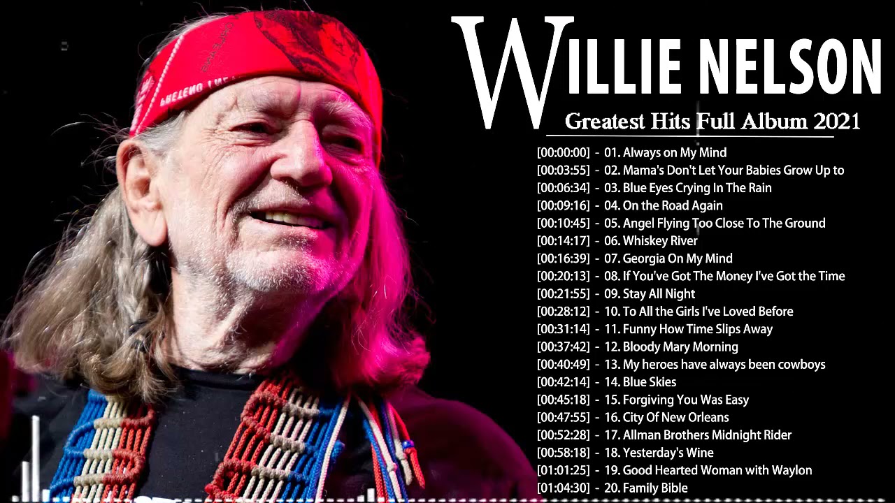 Willie Nelson Greatest Hits Country Music - The Best Songs of Willie Nelson  Full Album - YouTube