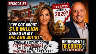 Episode 87: Susan from Edison Park (Chicago): $1.8-million 401(k). Start my Roth conversions now