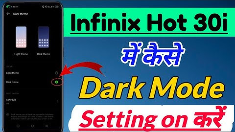 Infinix Hot 30i me dark mode setting kaise kare | infinix Hot 30i dark mode | infinix hot 30i dark