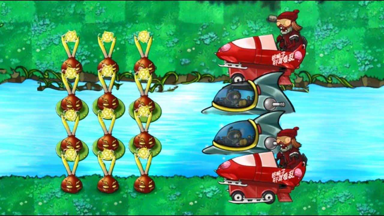 PvZ Fusion 3.1.1 ⚡ D-Day Amp-nion 🌊 – Đại Chiến Bể Bơi 🔥 