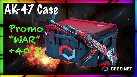 CSGO.NET promo code "WAR" +40% to your deposit // Open AK-47 Case // (mycsgo)