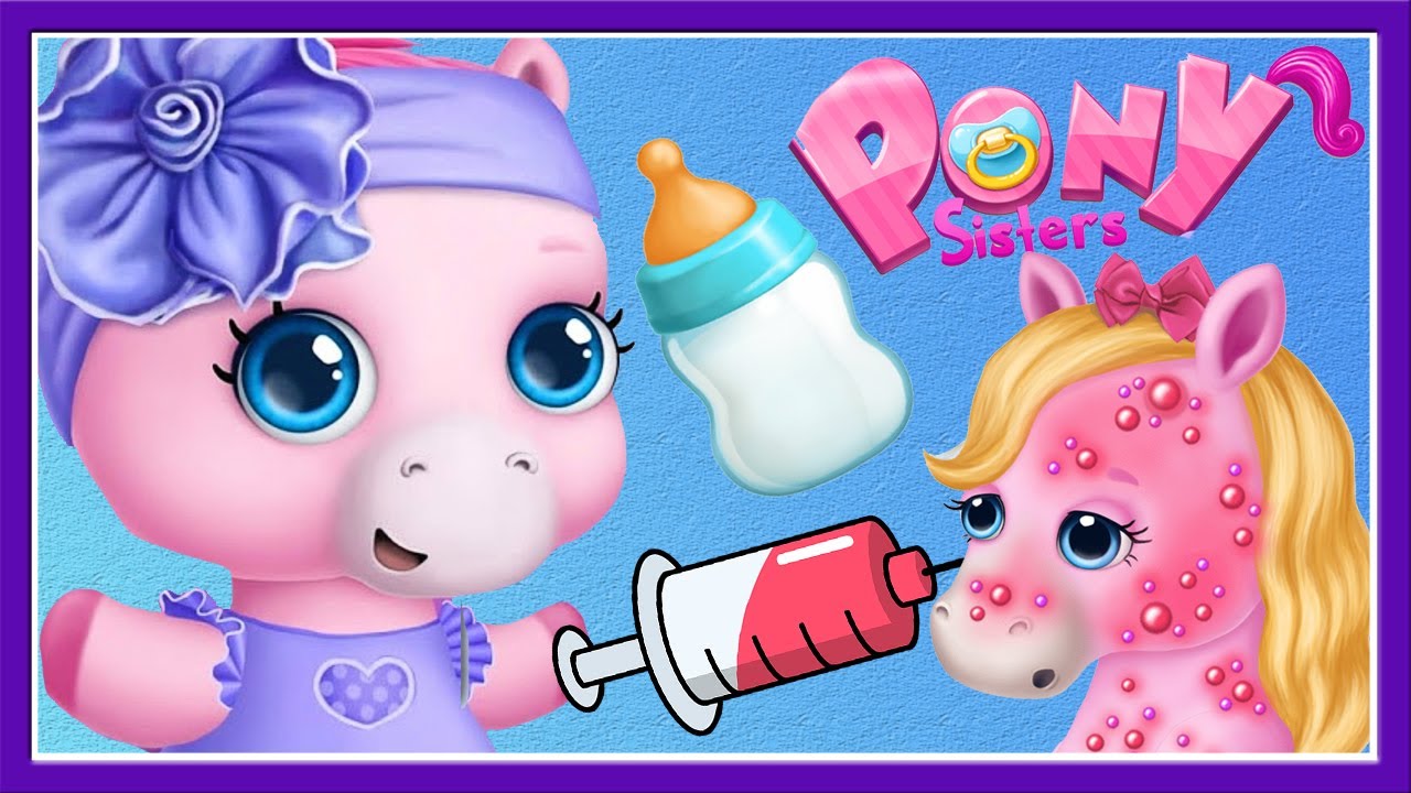 Fun Baby Pony Doctor Care Learn Pony Horse Care, Dress Up, Bathtime