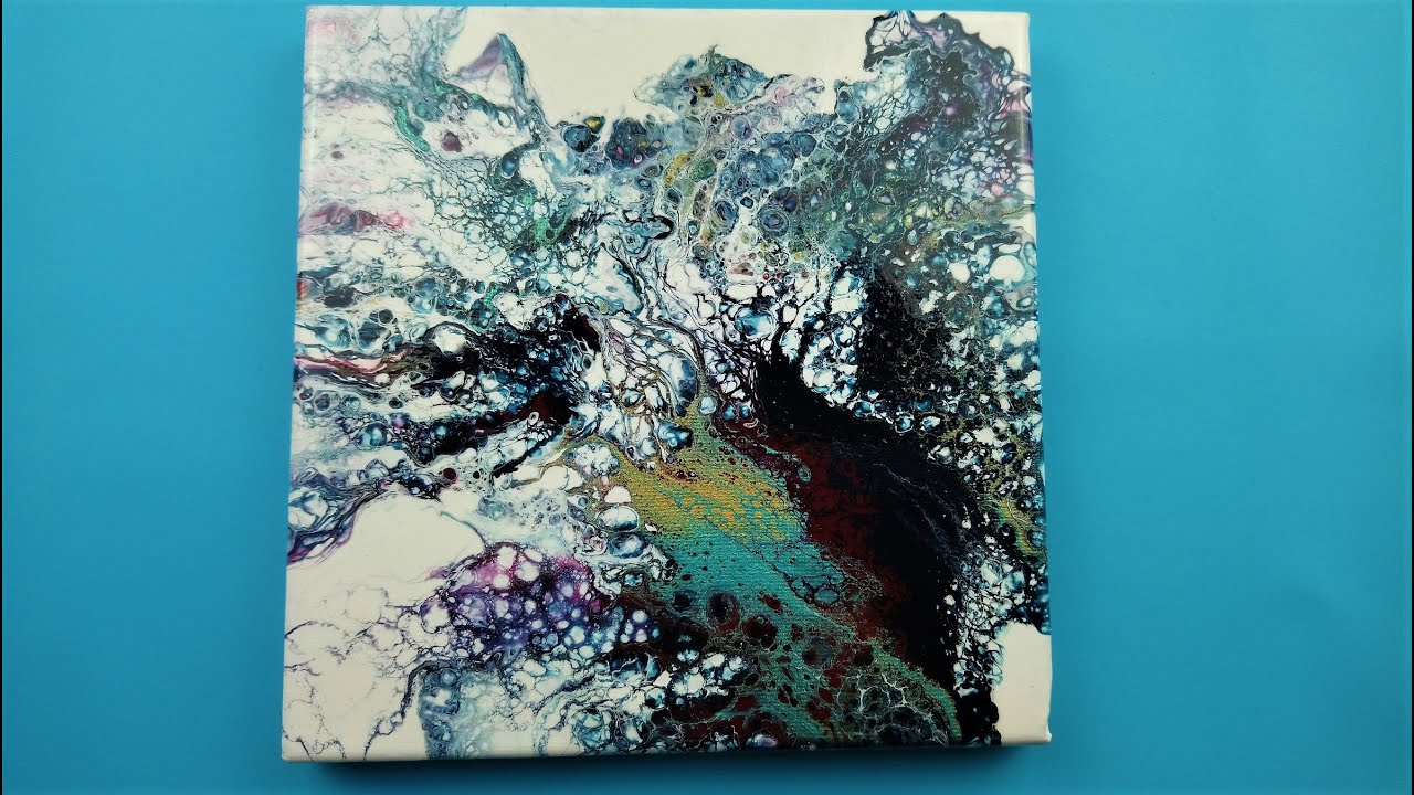 Acrylic pouring I Fluid painting – Dutch Pour Technique - YouTube