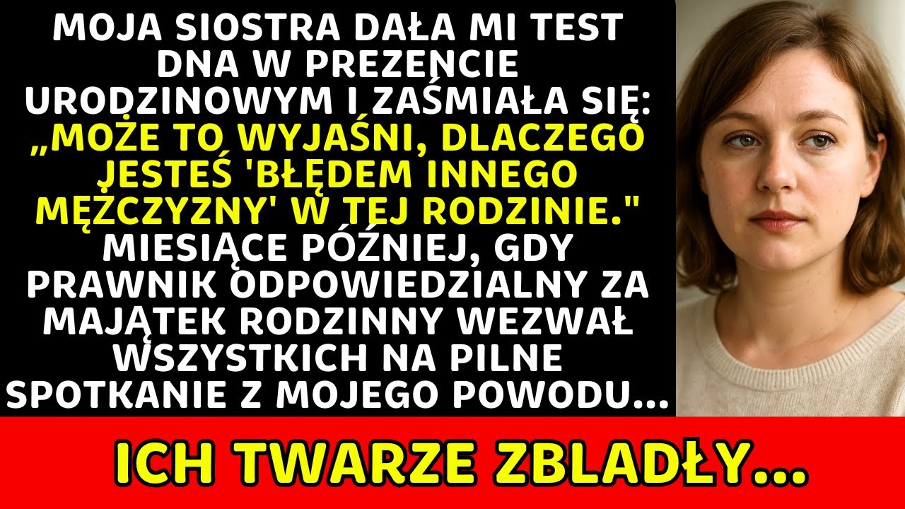 Moja siostra wyśmiewała mnie, mówiąc, że jestem „błędem innego mężczyzny