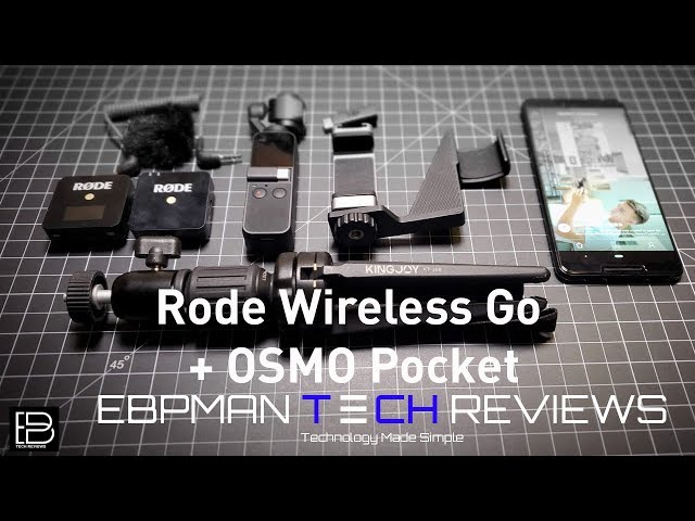New Rode Wireless Go on The DJI Osmo Pocket - YouTube