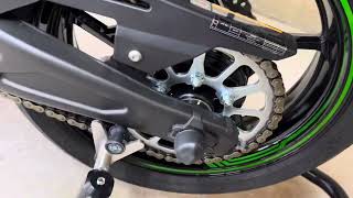 2023 Kawasaki Z650 woodcraft rear stand