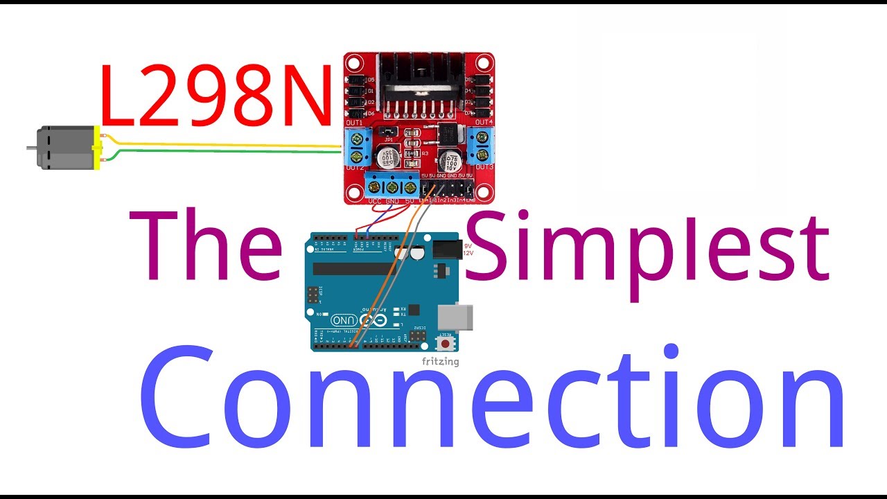 L298n. L298n Motor Driver connecting 4 Motors. Simple connection