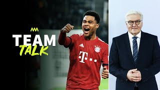 Serge Gnabry meets German President Frank-Walter Steinmeier