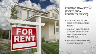 Unit 11 Landlord and Tenant