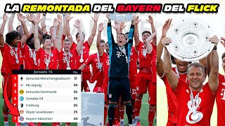 Cuando el BAYERN de FLICK REMONTÓ 7 PUNTOS en la BUNDESLIGA