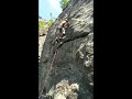 Perticara - Primo Mattino 7a arrampicata in placca Michele Garzanti climbing arenaria