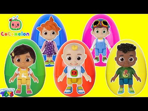 Cocomelon Surprise Eggs with JJ Toys, Cody, Nina, TomTom and YoYo