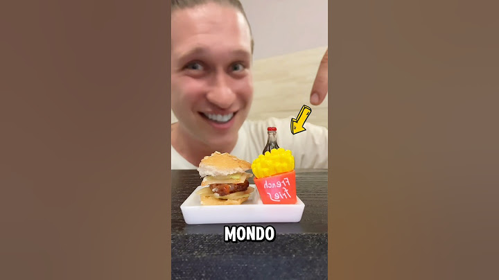 Questo è l’HAPPY MEAL più piccolo al MONDO!
