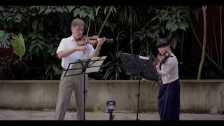 ORCHESTRA OVER THE FENCE (AND INTO THE COURTYARD) - Alan and Theonie